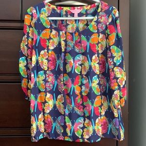Lilly Pulitzer silk top